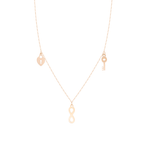 Lănțișor cu pandantiv din aur galben Infinite Bondage Necklace