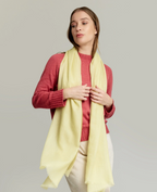 Alondra scarf, lemon green