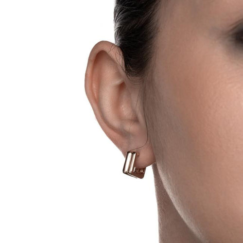 Cercei din aur roz Pink Glow Earrings