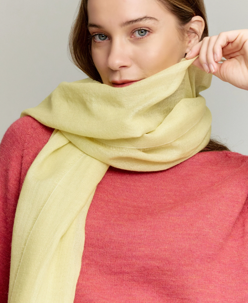Alondra scarf, lemon green