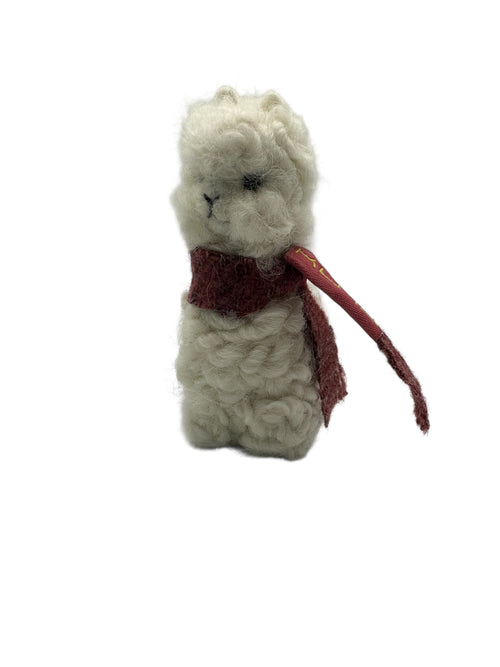 Quoni pequena alb, fular grena