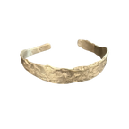 Rock Silver Cuff