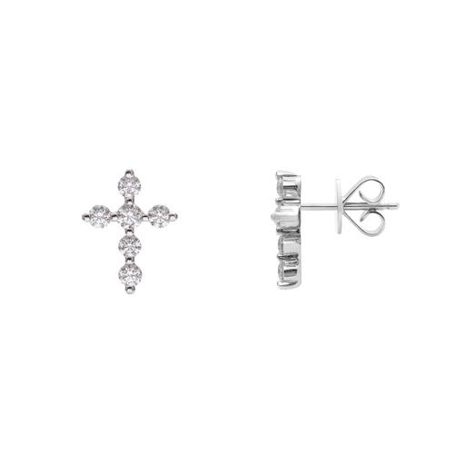 Cercei cu diamante Shining Cross Treasures Earrings