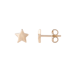 Cercei din aur galben Tiny Star Earrings