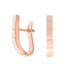 Cercei din aur roz Robust Pink Earrings