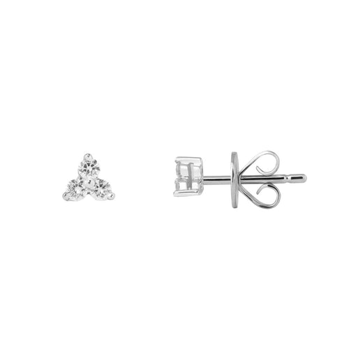 Cercei cu diamante Triangle Essence Earrings