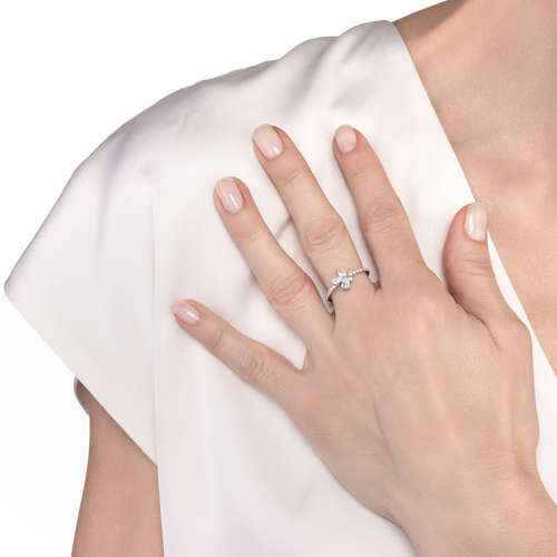 Inel cu diamante Diamond Smile Ring