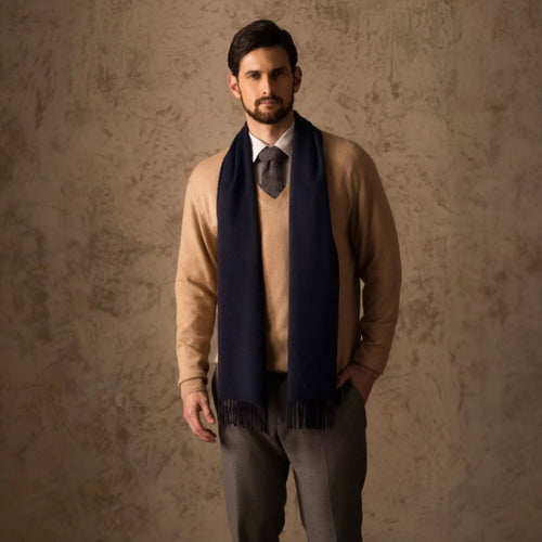 Eșarfă Jamas Royal Alpaca Negru