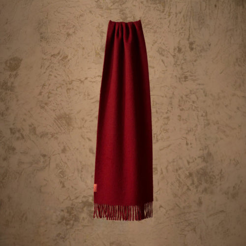 Eșarfă Jamas Royal Alpaca Grena